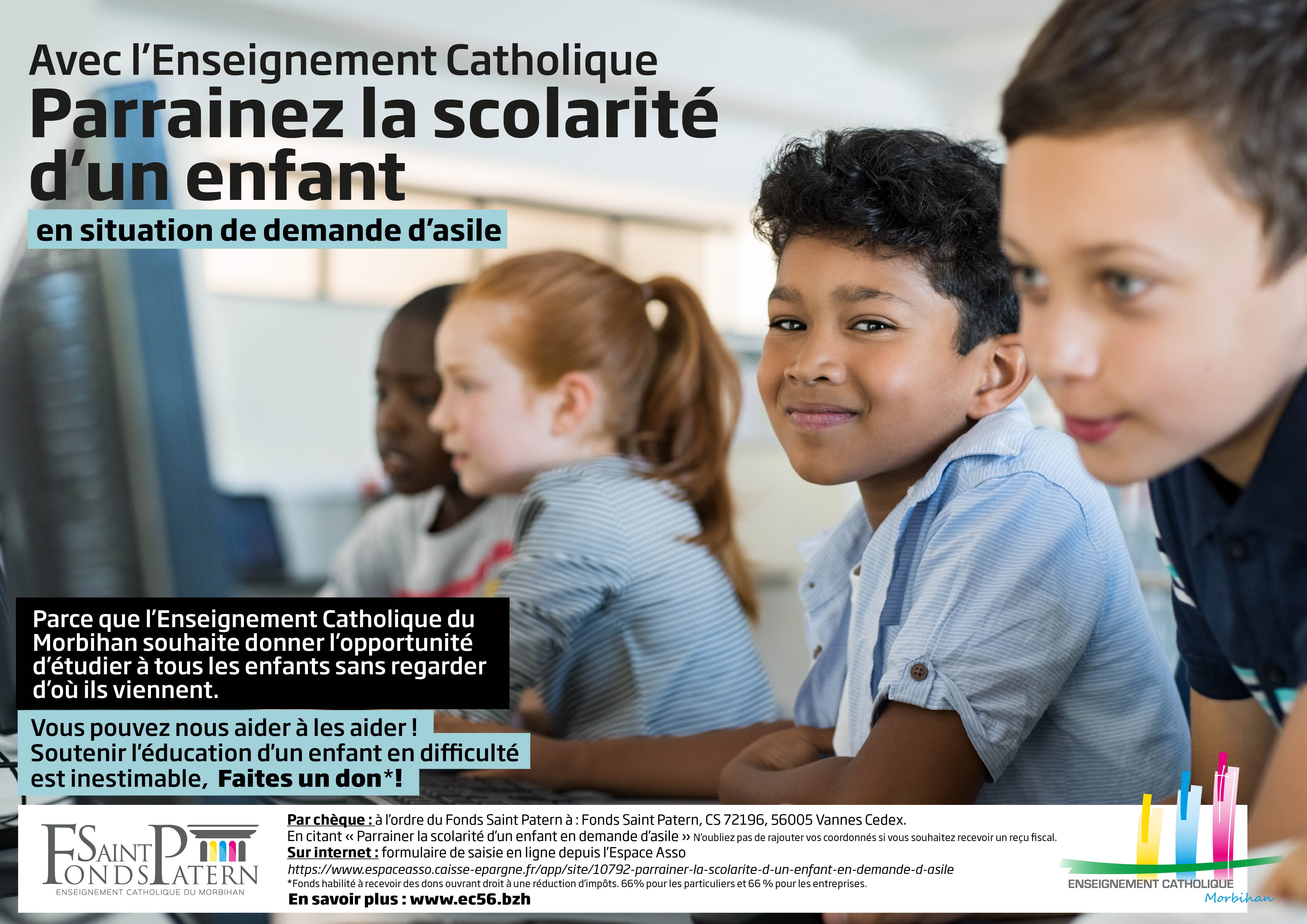Parrainez la scolarité d'un enfant en situation de demande d'asile