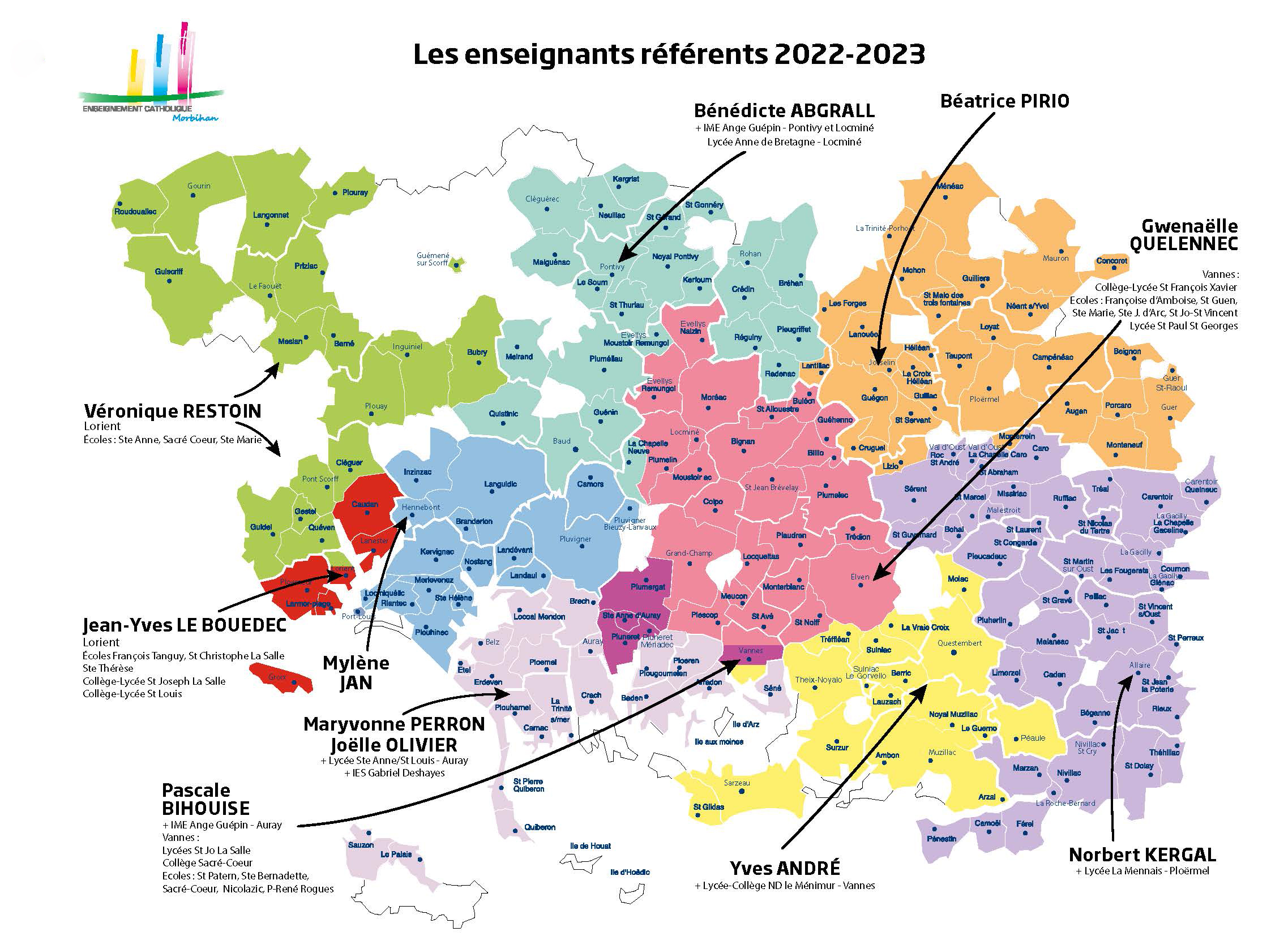 Les enseignants référents 2022-2023