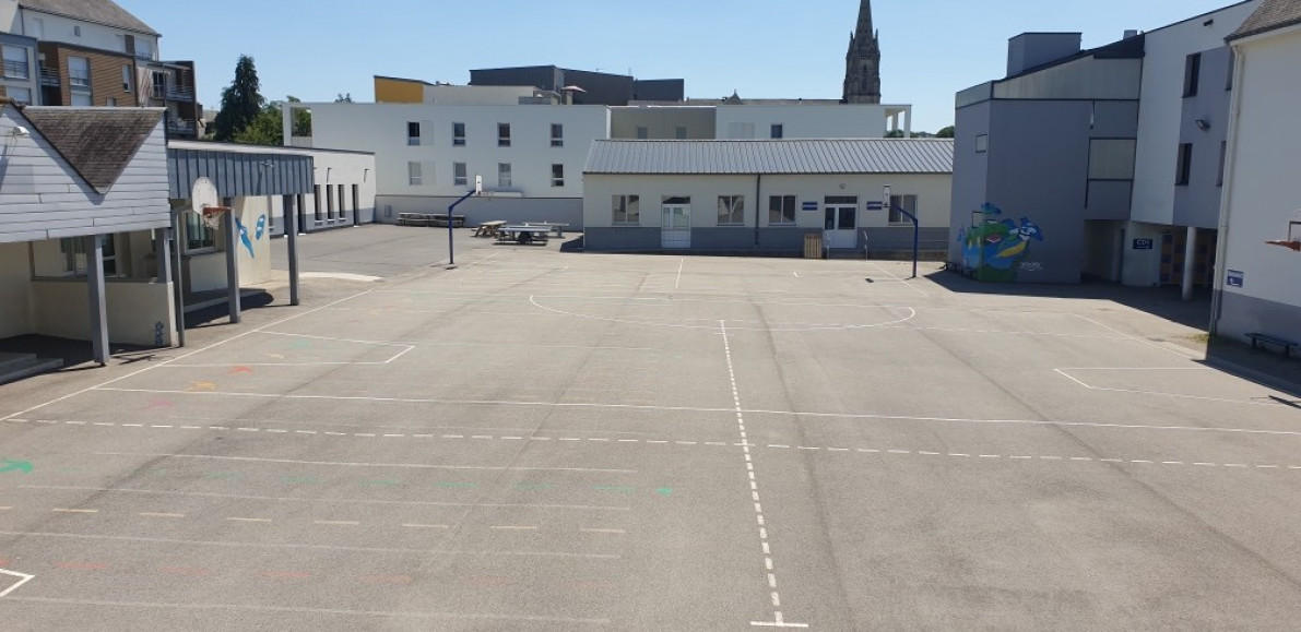 Projet 20 - Création d'un préau - Collège Sainte Marie - Elven