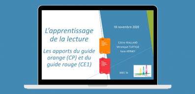 Animations pédagogiques en visioconférence : l'apprentissage de la lecture au CP et au CE1