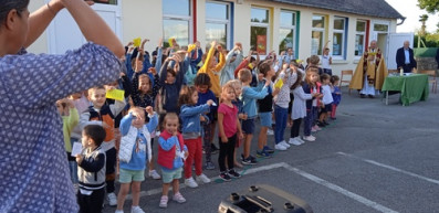 Bénédiction des nouveaux locaux de l'école Saint-Gilles de Mériadec