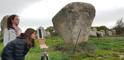 Nos photographes en herbe dans les mégalithes