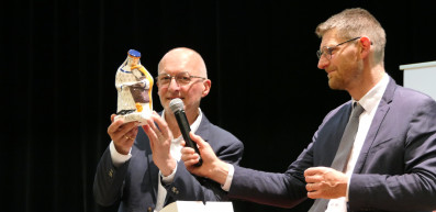 Cérémonies de départ du Directeur diocésain de l'Enseignement catholique du Morbihan et de son adjoint pour les écoles 