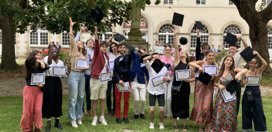 Remise des diplômes et parrainage promos - les entreprises s'engagent auprès des élèves du Bac International de Vannes